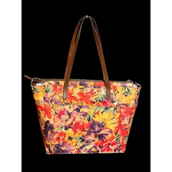 Patricia Nash Sorlana Tote Bag Rainforest So Gorgeous!!! NEW - Picture 7 of 12